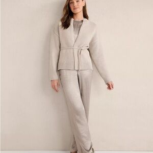 Haven Well Within Chunky Cotton Blend Belted Cardigan